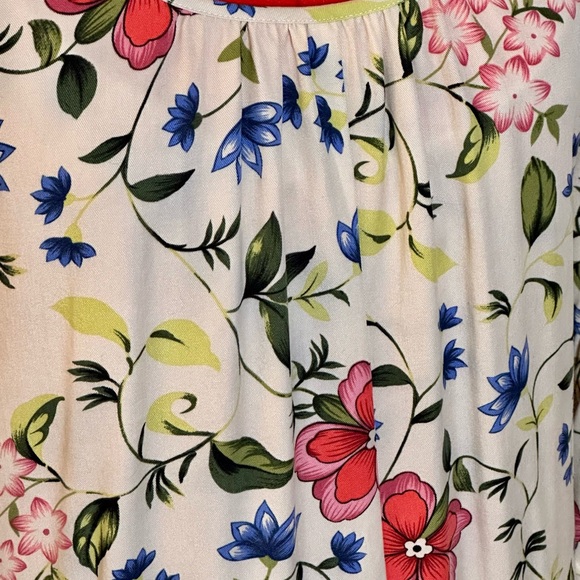Gently Used Christy Dawn Rowe Dress, Cream Floral, Size Small - Picture 9 of 16